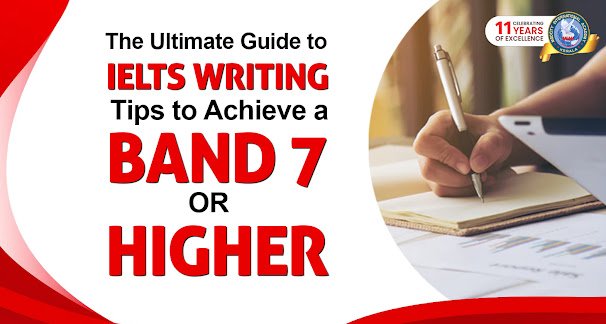 The Ultimate Guide to IELTS Writing: Tips to Achieve a Band 7 or Higher | Medcity International Academy 1 IELTS WRITING BLOG THUMN