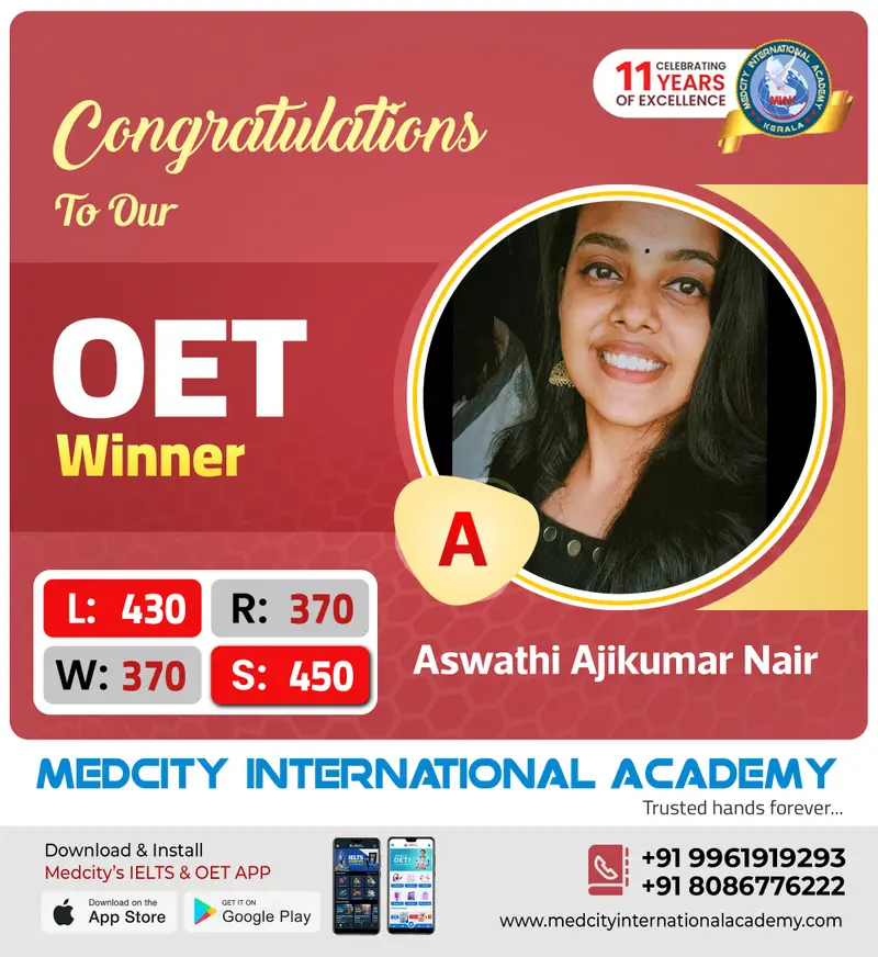 Best OET Coaching in Kerala | Medcity International Academy 20 2